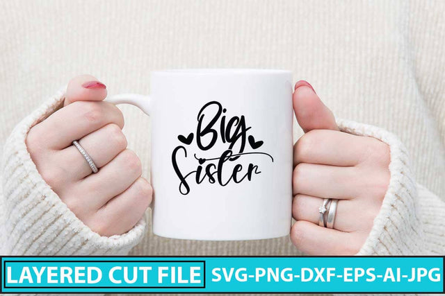 Big Sister SVG Design SVG Syaman 