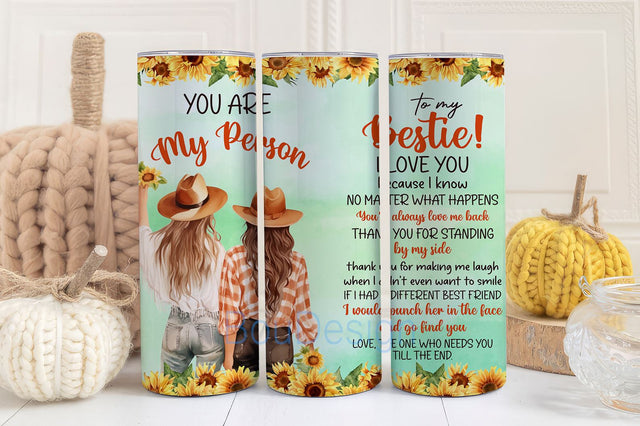 Big Sister Women Bestie Friends, Best Friend Tumbler Wrap PNG, Best Friend Gifts for Women, Bestie Gifts for Women, Friendship Gifts, Skinny Tumbler 20oz PNG File Download Sublimation BouDesign 