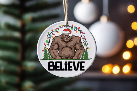 Bigfoot Christmas SVG AfterTenDesign 