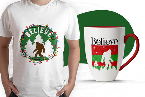 Bigfoot Christmas SVG AfterTenDesign 