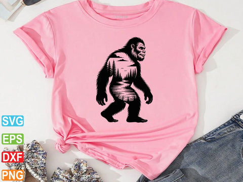 Bigfoot Svg, Bigfoot Cut File, Forest Bigfoot SVG SVG Creativeart88 