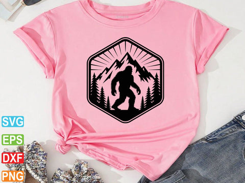 Bigfoot Svg, Bigfoot Cut File, Forest Bigfoot SVG SVG Creativeart88 