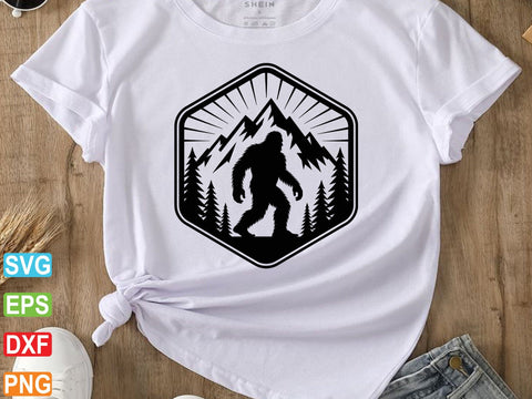 Bigfoot Svg, Bigfoot Cut File, Forest Bigfoot SVG SVG Creativeart88 