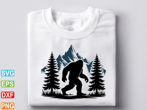 Bigfoot Svg, Bigfoot Cut File, Forest Bigfoot SVG SVG Creativeart88 
