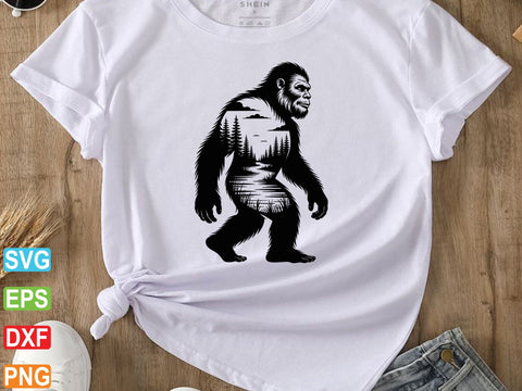 Bigfoot Svg, Bigfoot Cut File, Forest Bigfoot SVG SVG Creativeart88 