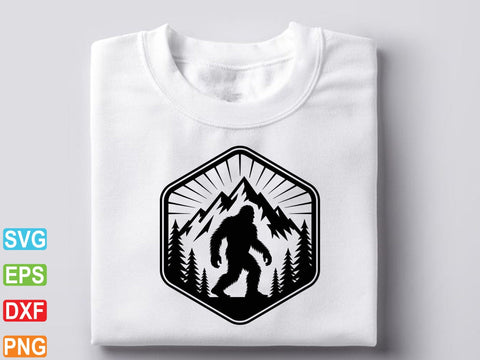 Bigfoot Svg, Bigfoot Cut File, Forest Bigfoot SVG SVG Creativeart88 