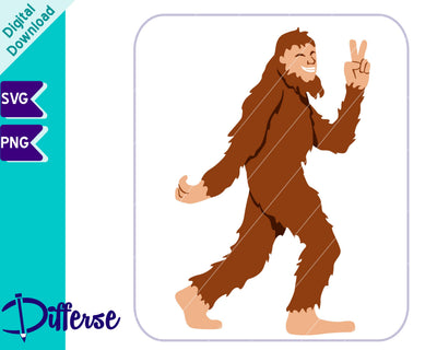 Bigfoot SVG | Sasquatch SVG SVG Differse 
