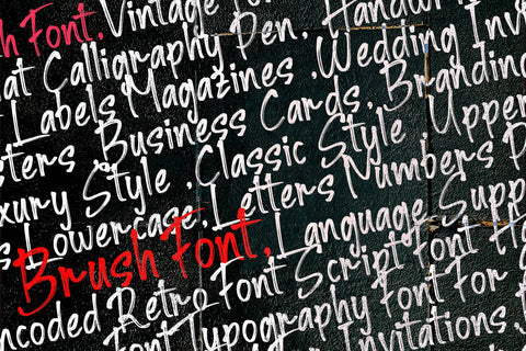 Bighs streak Font Sulthan studio 