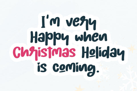 Biglove Christmas Font Afandi Studio 