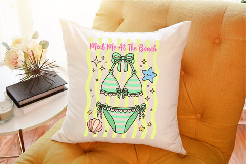 Bikini Beach Cute Summer PNG Sublimation designartist 