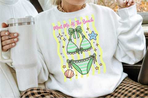 Bikini Beach Cute Summer PNG Sublimation designartist 