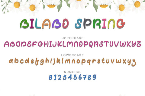 Bilabo Spring Font Prasetya Letter 