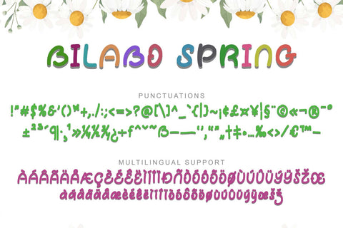 Bilabo Spring Font Prasetya Letter 