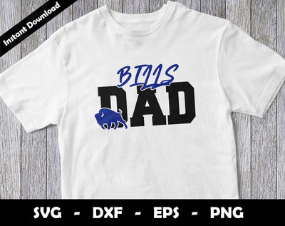 Bills Dad SVG Cut File, Bills logo SVG Design, Bills Dad Football, T-Shirt Sublimation Design Png SVG Arthur Arellano 