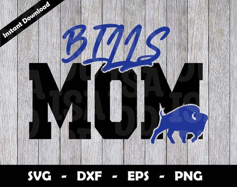 Bills Mom SVG Cut File, Bills logo SVG Design, Bills Mom Football, T-Shirt Sublimation Design Png SVG Arthur Arellano 