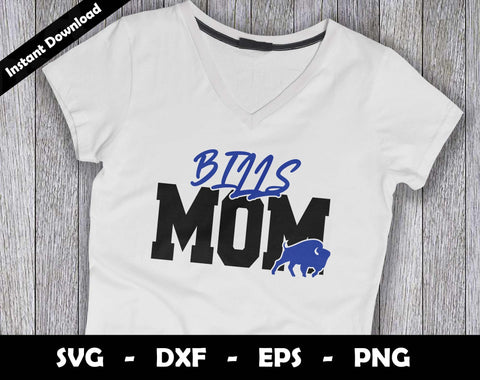 Bills Mom SVG Cut File, Bills logo SVG Design, Bills Mom Football, T-Shirt Sublimation Design Png SVG Arthur Arellano 