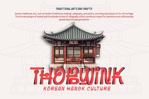 Bimoen - Korean Style Font Font twinletter 