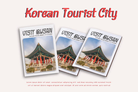 Bimoen - Korean Style Font Font twinletter 