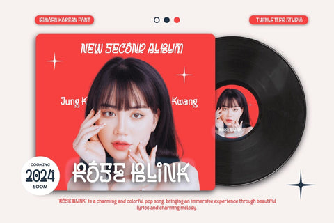 Bimoen - Korean Style Font Font twinletter 