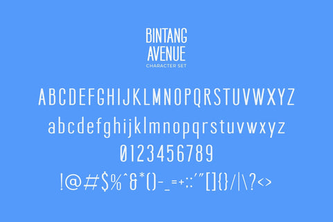 Bintang Avenue - Modern Sans Serif Font Font studioalmeera 