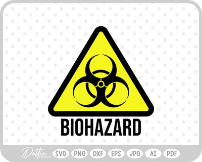 Biohazard Symbol SVG DottieDigitals 