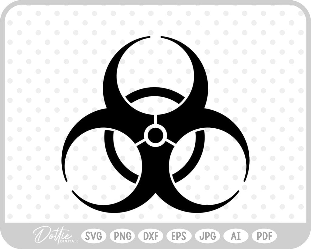 Biohazard Symbol Rave Biohazard Symbol - So Fontsy