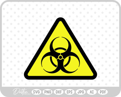 Biohazard Symbol SVG DottieDigitals 
