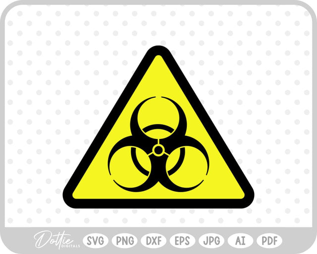 Biohazard Symbol SVG DottieDigitals 