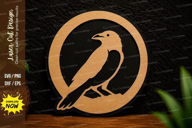 Bird Circle Laser Cut SVG Design SVG Regulrcrative 