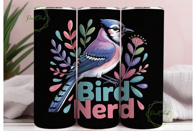 Bird Nerd 20oz Tumbler Design Sublimation PixelChick 