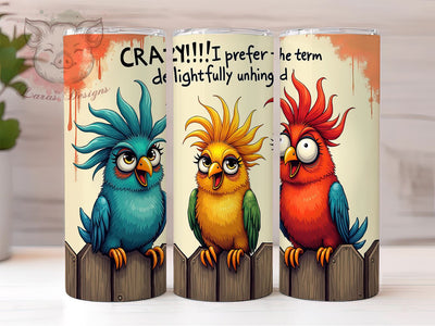 Birds Funny 20 oz Skinny Tumbler Sublimation Design, Straight & Tapered Tumbler Png, Sarcastic Tumbler Png, Digital Download PNG Sublimation Lara' s Designs 