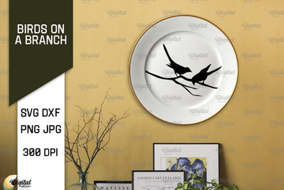 Birds On A Branch SVG. Birds SVG. Birds On Tree SVG SVG Evgenyia Guschina 
