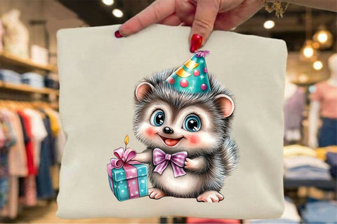 Birthday Animals Clipart PNG Bundle Sublimation SVGArt 
