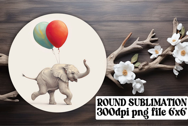 Birthday Bash Animal Circle Designs Sublimation afrosvg 