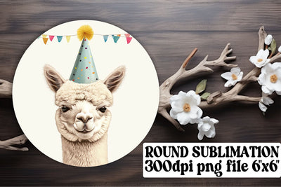 Birthday Bash Zoo Animal Circle Set Sublimation afrosvg 