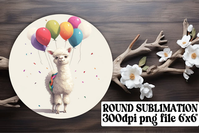 Birthday Bash Zoo Creature Keychains & Coasters Sublimation afrosvg 