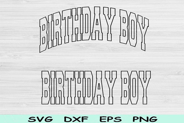 Birthday Boy Svg Png Cut File, Birthday Svg, Birthday Boy Shirt Svg Files For Cricut, Birthday Boy Png Wave Text Sublimation Digital Designs SVG TiffsCraftyCreations 