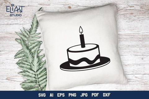 Birthday Cake PNG, Cake SVG Design. SVG Elinorka 