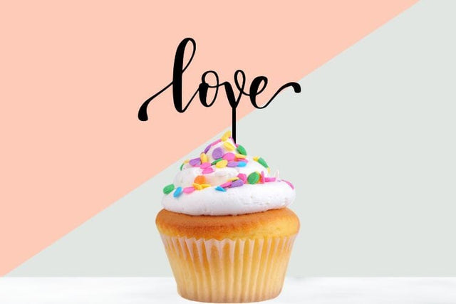 Birthday Cake Topper SVG Cut File | Wedding Cake Topper SVG dapiyupi store 