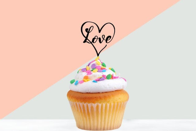 Birthday Cake Topper SVG | Love Cake Topper SVG dapiyupi store 