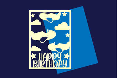 Birthday Card for Kids, Kids Birthday Card, Child Birthday Card SVG zafrans studio 