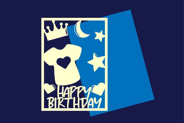 Birthday Card for Kids, Kids Birthday Card SVG zafrans studio 
