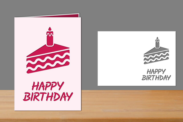 Birthday Card, Happy Birthday Papercut SVG zafrans studio 