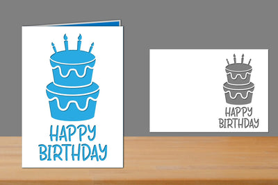 Birthday Card, Happy Birthday Papercut SVG zafrans studio 