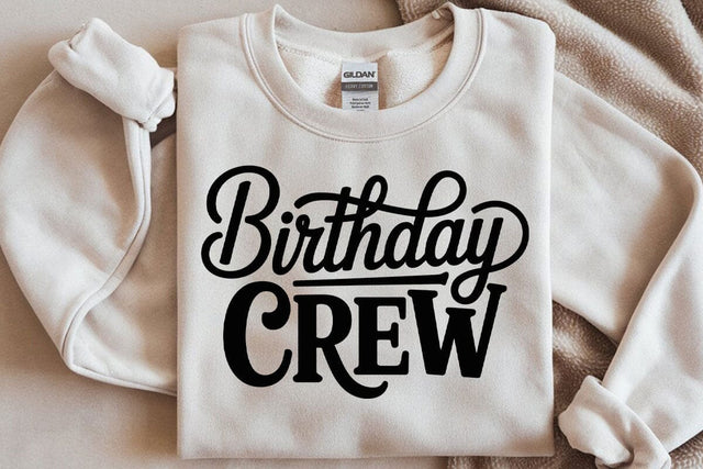 Birthday Crew Svg SVG DesignDestine 