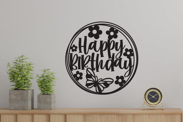 Birthday Cut files, Birthday Sign, Birthday Cake topper SVG zafrans studio 