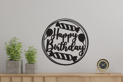 Birthday Cut files, Birthday Sign, Birthday Cake topper SVG zafrans studio 