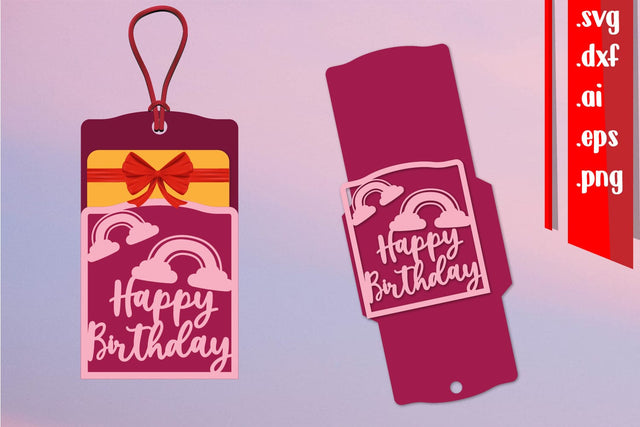 Birthday Gift Card Holder | Happy Birthday 3D Paper zafrans studio 