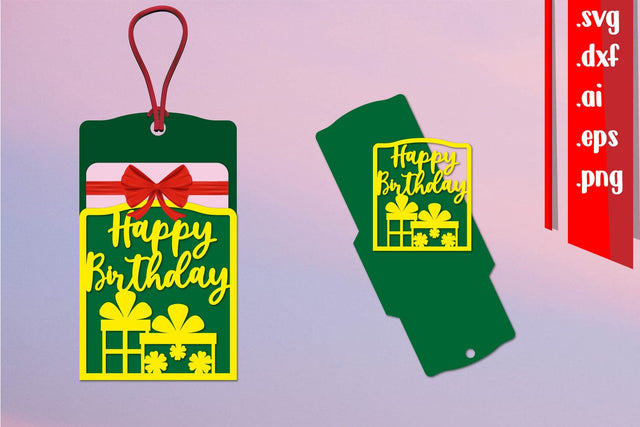 Birthday Gift Card Holder | Happy Birthday 3D Paper zafrans studio 