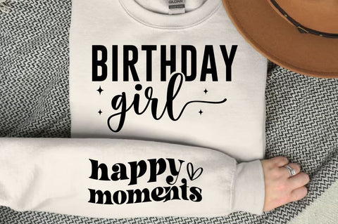 Birthday girl Sleeve SVG Design, Inspirational sleeve SVG, Motivational Sleeve SVG Design, Positive Sleeve SVG SVG Regulrcrative 